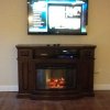 Beach St Fireplace with 55 Vizio Smart TV